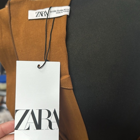 🍂🍁ZARA ELASTICIZED LINEN DRESS🍁🍂 - Picture 11 of 11